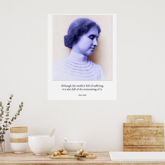 Helen Keller Poster (Küche)