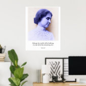 Helen Keller Poster (Heimbüro)