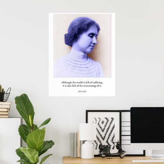 Helen Keller Poster (Heimbüro)