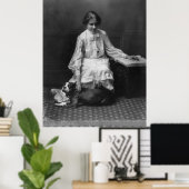 Helen Keller Reading Braille, 1904 Poster (Heimbüro)