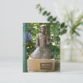 Helen Keller Statue Postkarte (Stehend Vorderseite)
