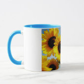 Helen Keller-Zitat mit Sonnenblume Tasse (Links)