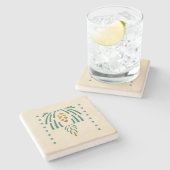 Helen Pflege"Pinecone " Steinuntersetzer (Seitenansicht)