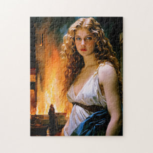 "Helen, Schönheit Spartas, Feuer Trojas" Puzzle