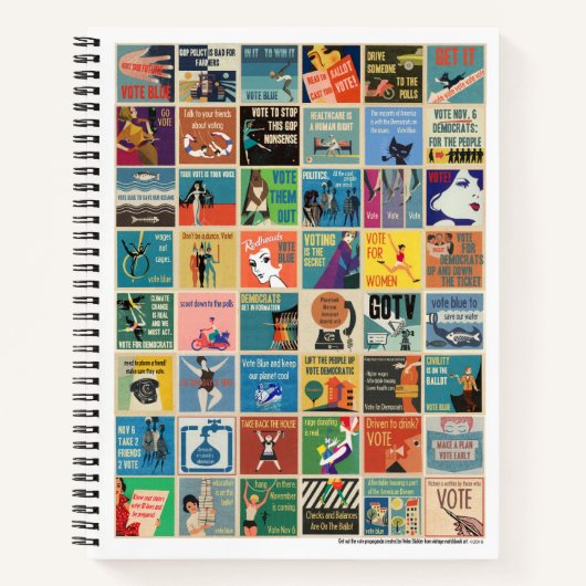 Helen Sticklers 48 GOTV-Meme auf einem Notebook Notizblock (Vorderseite)