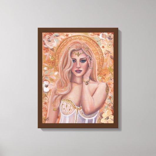 Helen von Troy golden art von Renee Lavoie Leinwanddruck (Vorderseite)