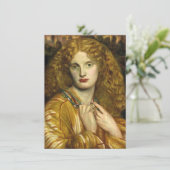 Helen von Troy (von Dante Gabriel Rossetti) Karte (Stehend Vorderseite)