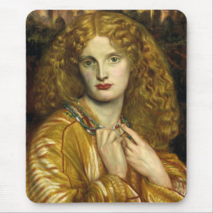 Helen von Troy (von Dante Gabriel Rossetti) Mousepad