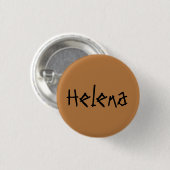 Helena aus Orphan Black, Not leidender Schriftart Button (Vorne & Hinten)