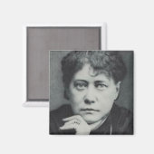 Helena Blavatsky Magnet (Vorderseite/Rückseite)