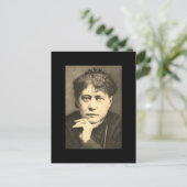 Helena Blavatsky Postkarte (Stehend Vorderseite)