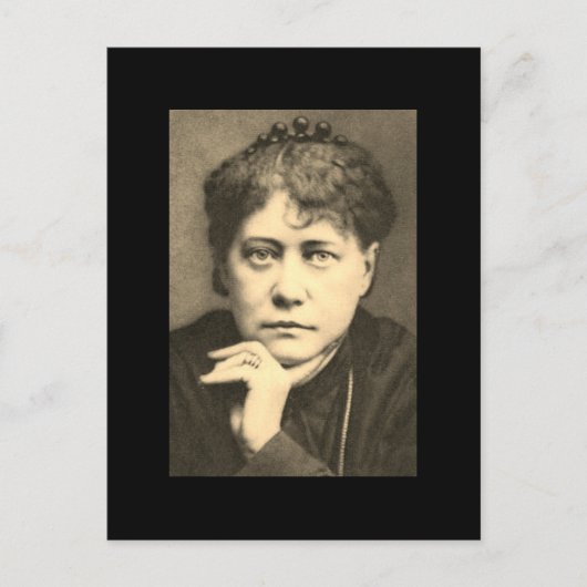 Helena Blavatsky Postkarte (Vorderseite)