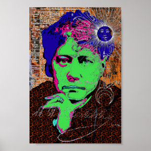 Helena Blavatsky Theosophy-geheimnisvolles Poster