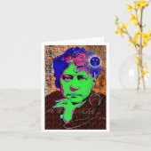 Helena Blavatsky Theosophy Occult Esoteric New Age Karte (Gelbe Blume)