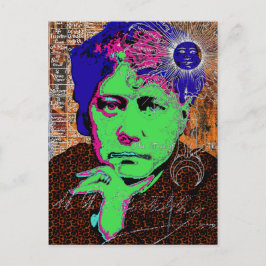 Helena Blavatsky Theosophy Occult Esoteric New Age Postkarte