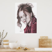 Helena Bonham Carter Englische Rose Poster (Küche)