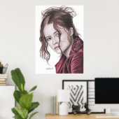 Helena Bonham Carter Englische Rose Poster (Heimbüro)
