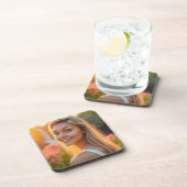 Helena Chevalier: Eine Insel Reverie Plastic Getränkeuntersetzer (Rechte Seite)