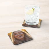 Helena Chevalier Nah-up im Herbstwald Getränkeuntersetzer (Rechte Seite)