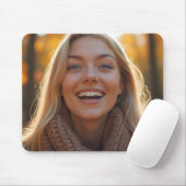 Helena Chevalier Nah-up im Herbstwald Mousepad (Mit Mouse)