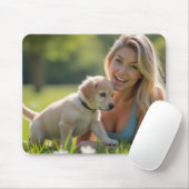 Helena Chevalier & Puppy: Karrierefreie Bliss in d Mousepad (Mit Mouse)