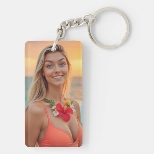 Helena Chevalier: Ruhe an der Küste Schlüsselanhänger (Rückseite)