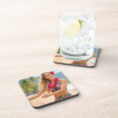 Helena Chevalier: Tanzen am Meer Plastik Getränkeuntersetzer (Rechte Seite)