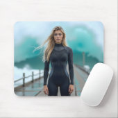 Helena Chevalier und die steigende Welle Mousepad (Mit Mouse)