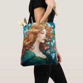 Helena - Dark Blonde Woman in Art Nouveau Style Tasche (Von Nahem)