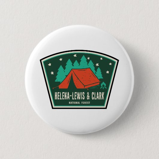 Helena-Lewis und Clark National Forest Camping Button (Vorderseite)