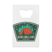 Helena-Lewis und Clark National Forest Camping Geldbeutel Flaschenöffner (Rückseite)