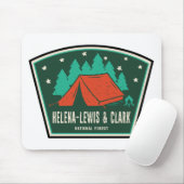 Helena-Lewis und Clark National Forest Camping Mousepad (Mit Mouse)