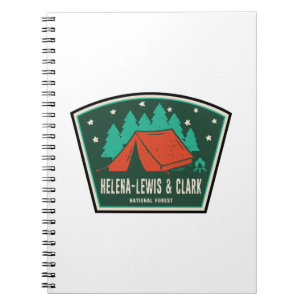 Helena-Lewis und Clark National Forest Camping Notizblock