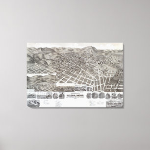 Helena, Mont Leinwanddruck