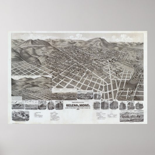 Helena, Mont Poster (Vorne)