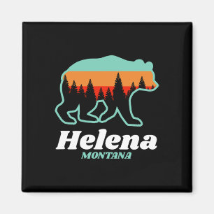 Helena Montana Angeln Snowboarden Magnet