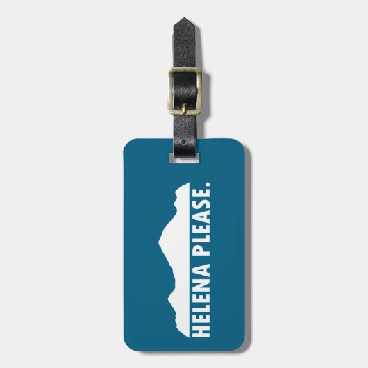 Helena Montana Bitte Gepäckanhänger (Vorderseite vertikal)