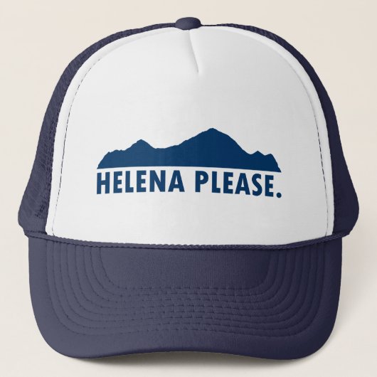 Helena Montana Bitte Truckerkappe (Vorderseite)