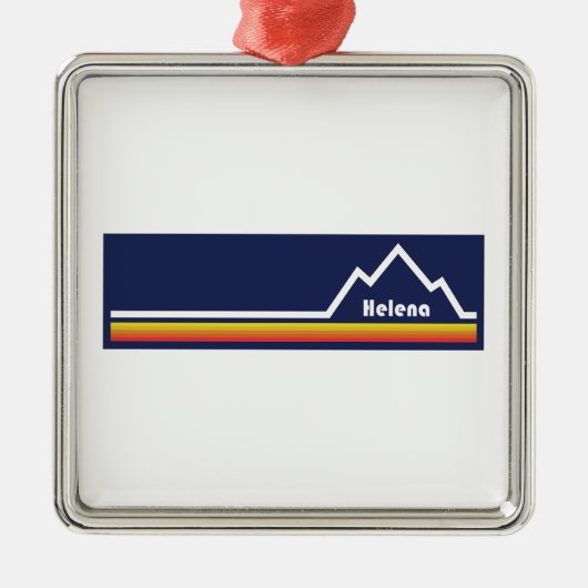 Helena Montana Ornament Aus Metall (Vorne)