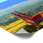 Helena Montana Schlafen Riesengebirge Vintag Poster (Ecke)