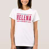 HELENA MONTANA - Sterne & Streifen T-Shirt (Vorderseite)