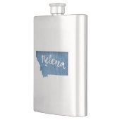 Helena Montana Wood Grain Flachmann (Links)