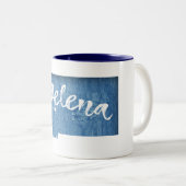 Helena Montana Wood Grain Zweifarbige Tasse (VorderseiteRechts)