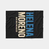 Helena Moreno New Orleans Mayor Fleecedecke (Vorderseite (Horizontal))