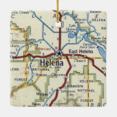 Helena MT Vintag Map Keramikornament (Rückseite)