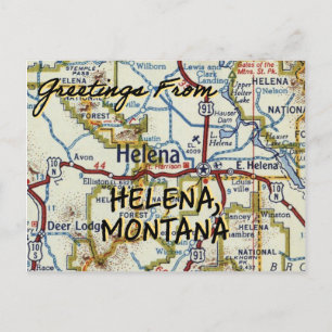 Helena MT Vintage Karte