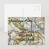 Helena MT Vintage Karte (Vorne/Hinten)