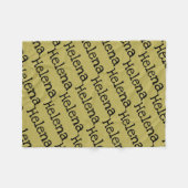 Helena-Name vom verwaisten schwarzen Fleecedecke (Vorderseite (Horizontal))