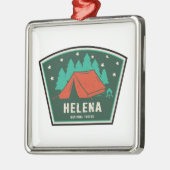 Helena National Forest Camping Ornament Aus Metall (Links)