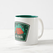 Helena National Forest Camping Zweifarbige Tasse (VorderseiteRechts)